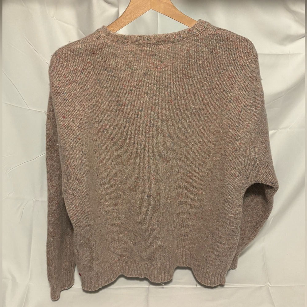 Supreme Speckle Small Box Logo Crewneck Sweater Wool Multicolor Size XL FW22 - Picture 3 of 8